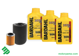 Kit tagliando BASE Bardahl + filtro aria CF Moto 450